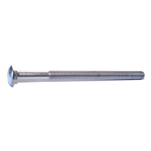 Midwest Fastener Carriage Bolt, Square Neck, 13 (Coarse), 8 in L, 18-8 Stainless Steel, 10 PK 54318 - main